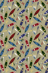 Canoes Gift Wrap