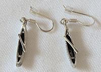 Whole canoe earrings