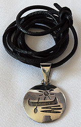 Round canoe Pendant