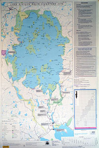 Map Lake Nipigon