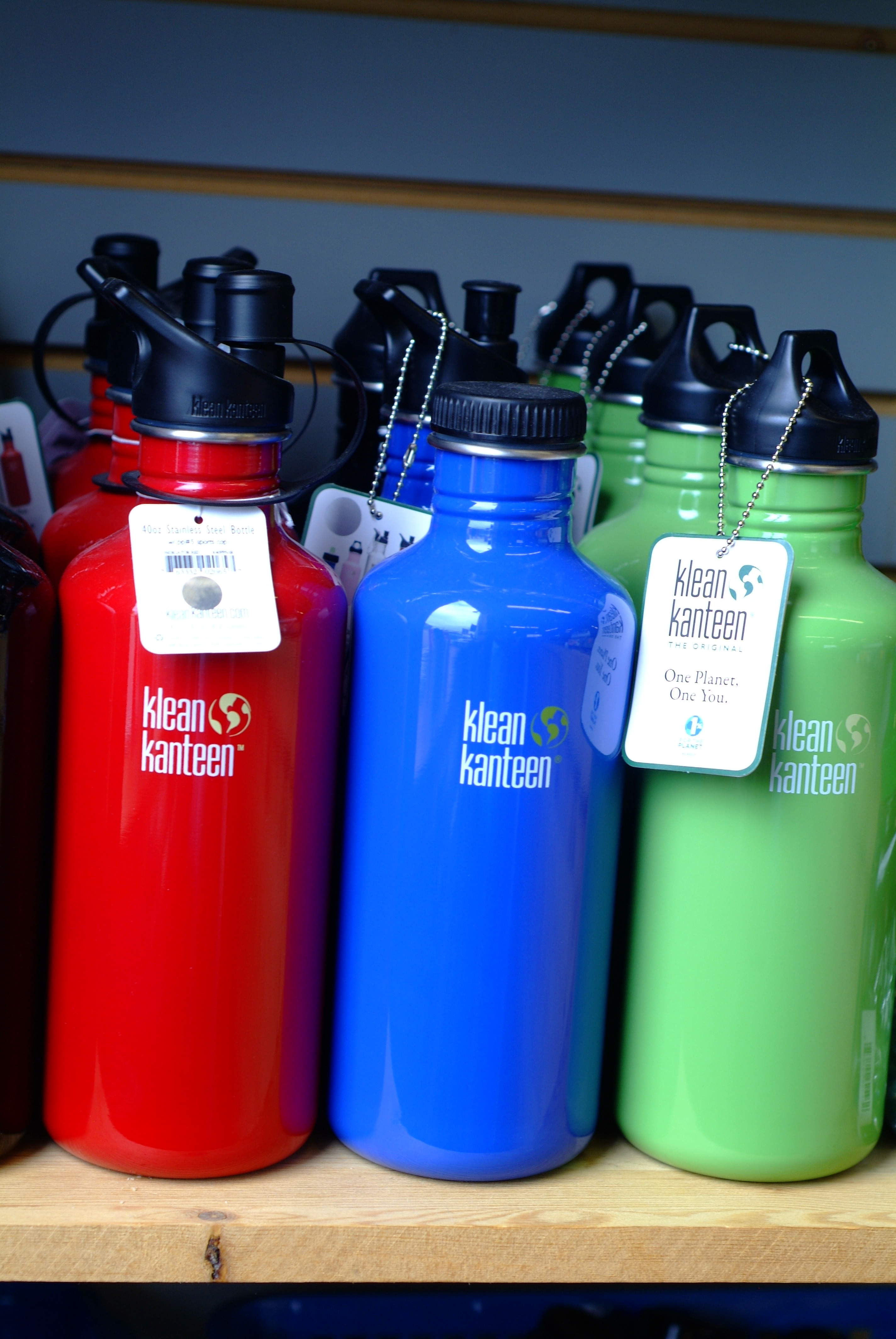 water bottles
