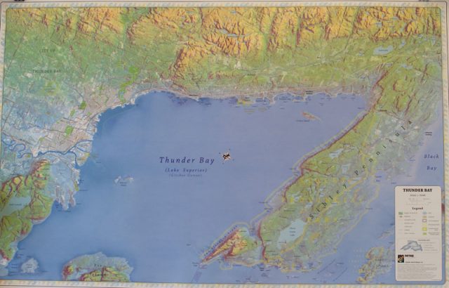 Thunder Bay 3d map